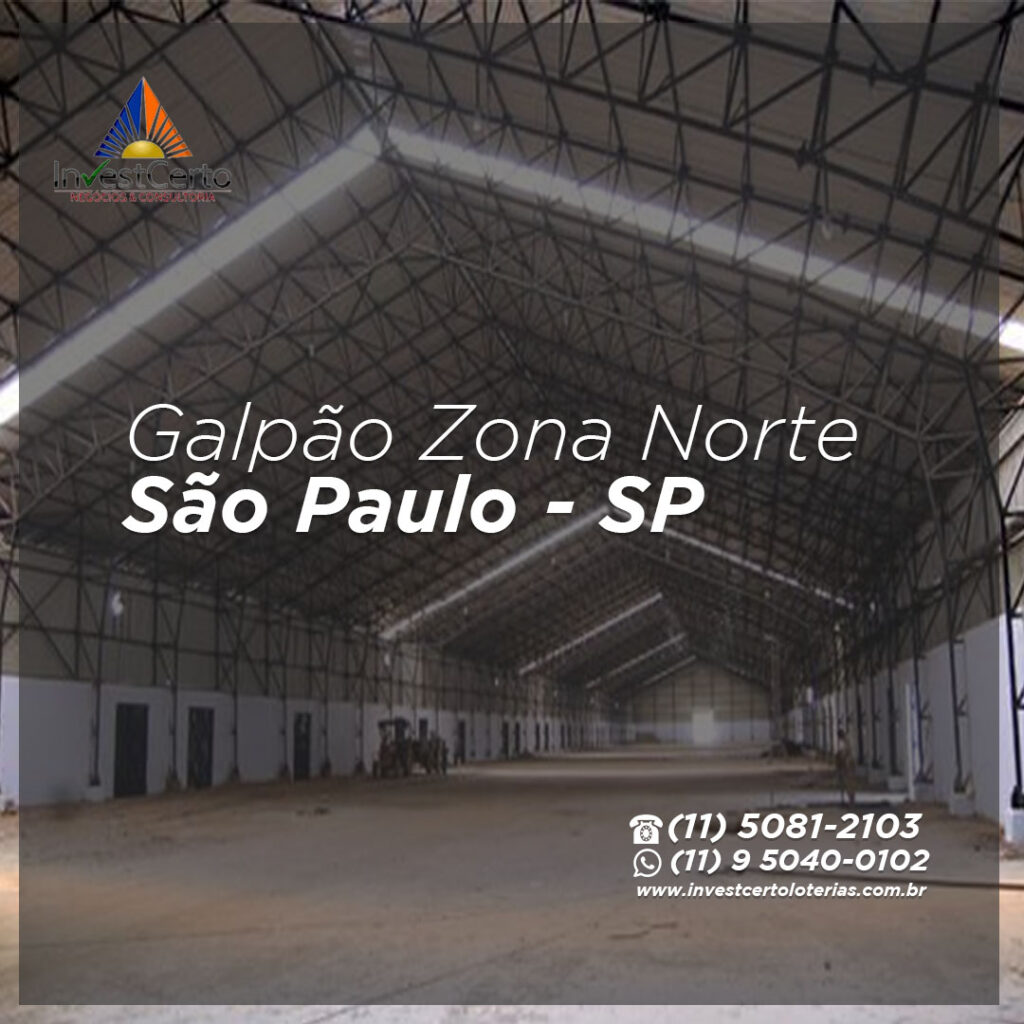 Galpão ZN São Paulo/SP? InvestCerto: A melhor opção p/ adquirir